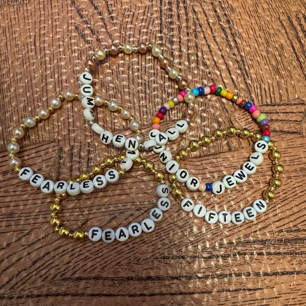 Fearless-inspired Taylor Swift friendship bracelets